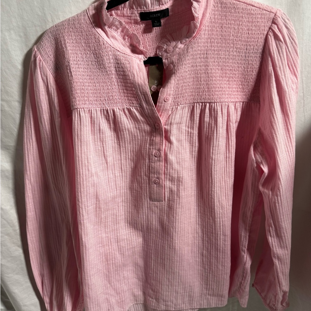J. Crew Light Pink Blouse
